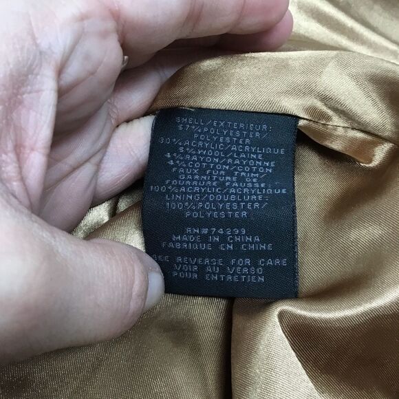 Jessica Simpson™ Wool Coat with Faux Fur (DC) - Picture 8 of 8